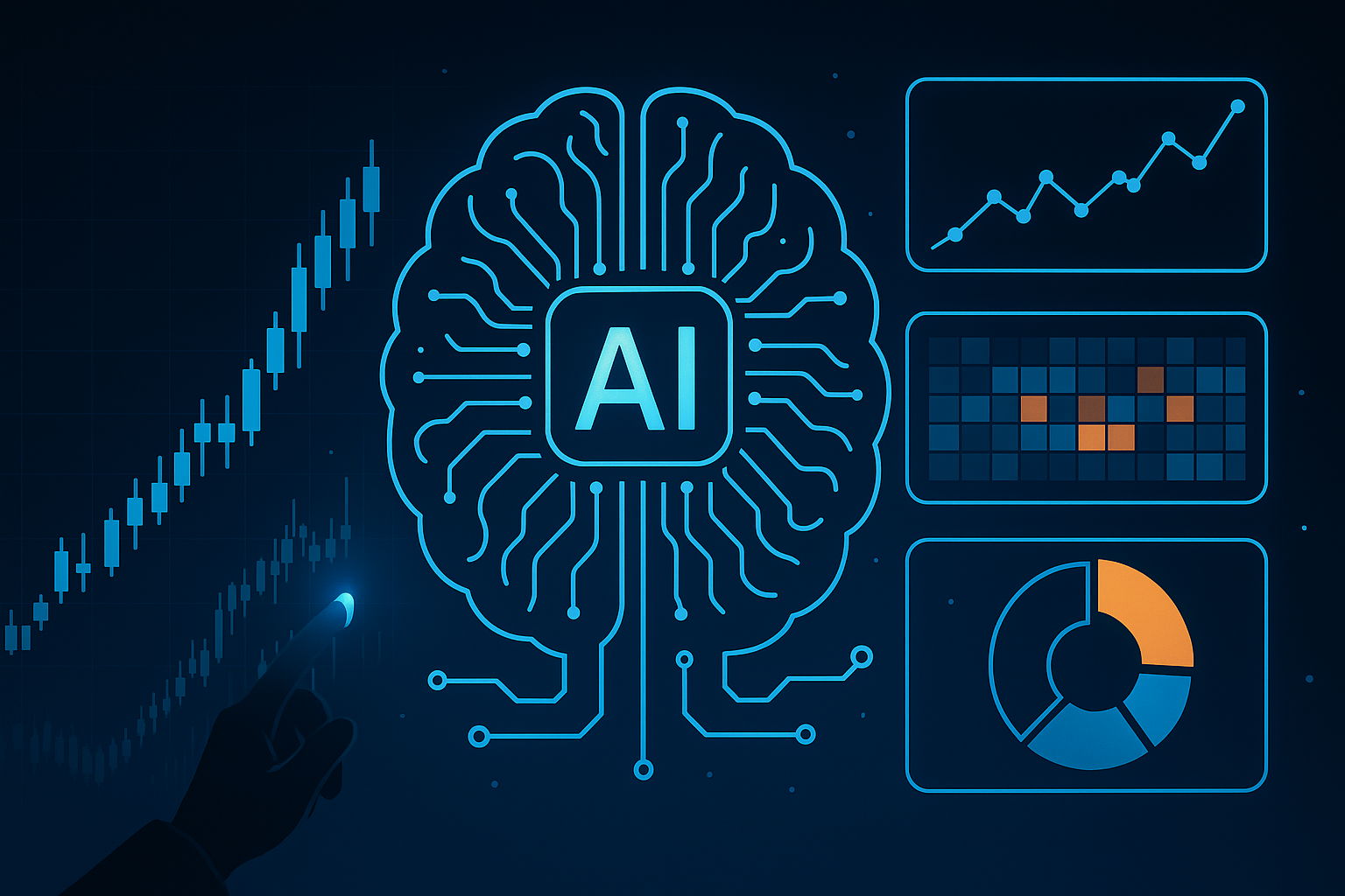 AI signals with OB, FVG and wick confirmation