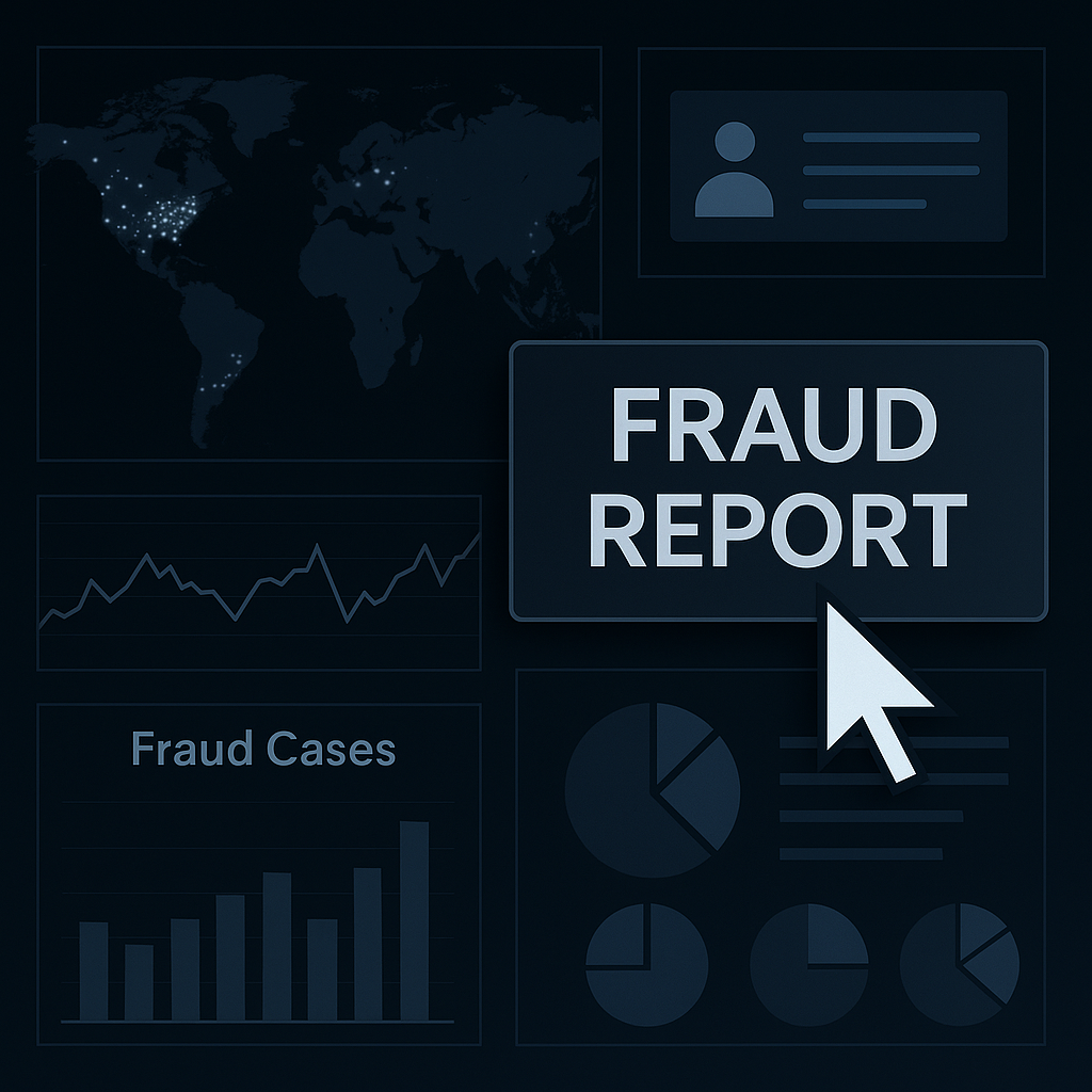 Audit-ready fraud analytics report with charts and evidence