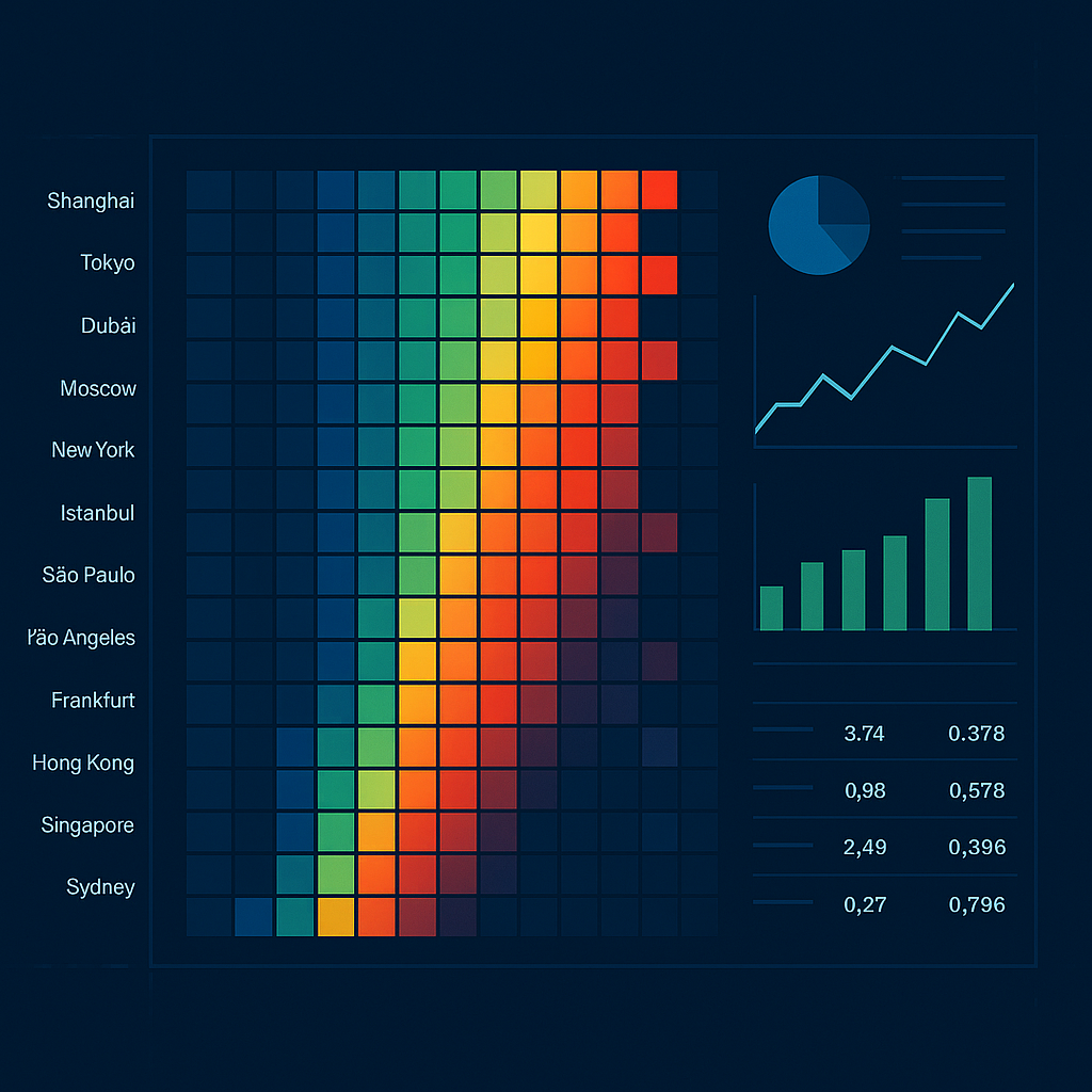 Fraud analytics heatmap for toll plazas with anomaly scores
